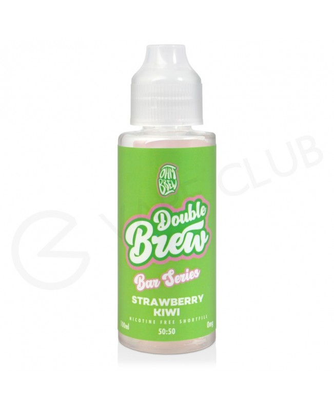 Strawberry Kiwi Shortfill E-Liquid by Double Brew Bar Series 100ml