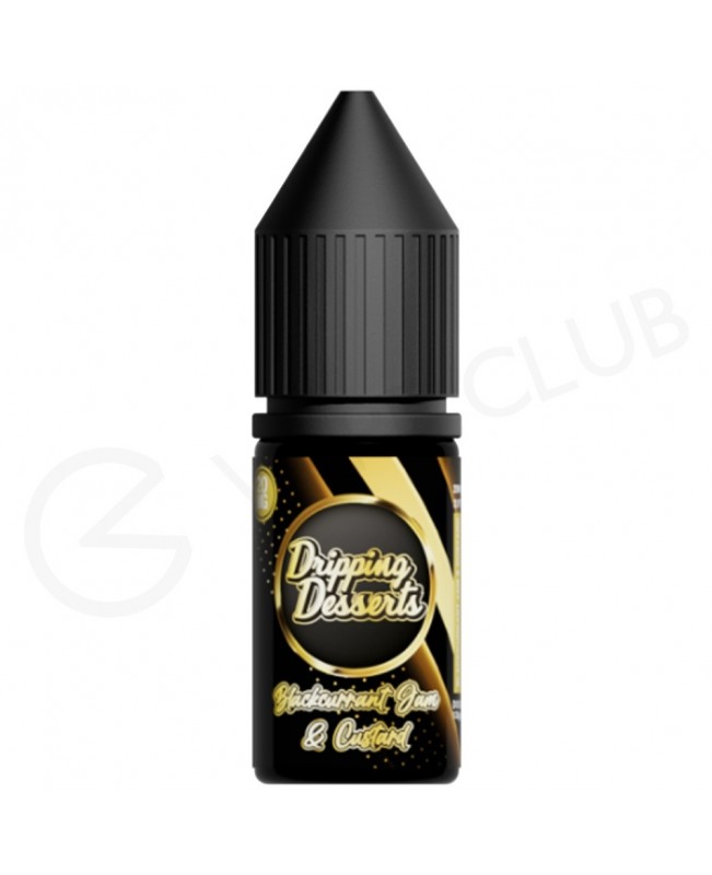 Blackcurrant Jam & Custard Nic Salt E-Liquid Dripping Desserts