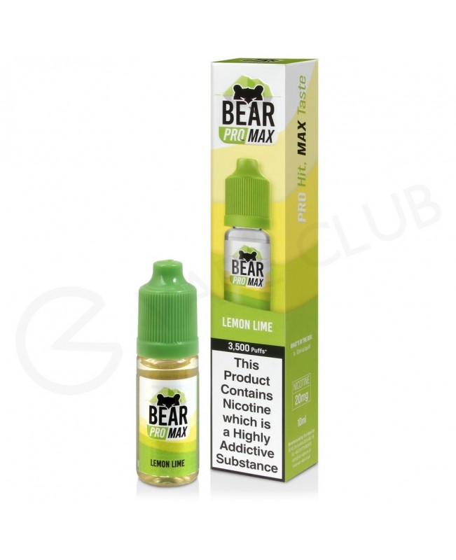 Lemon Lime Nic Salt E-Liquid by Bear Pro Max