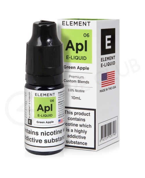 Green Apple E-Liquid by Element 50/50