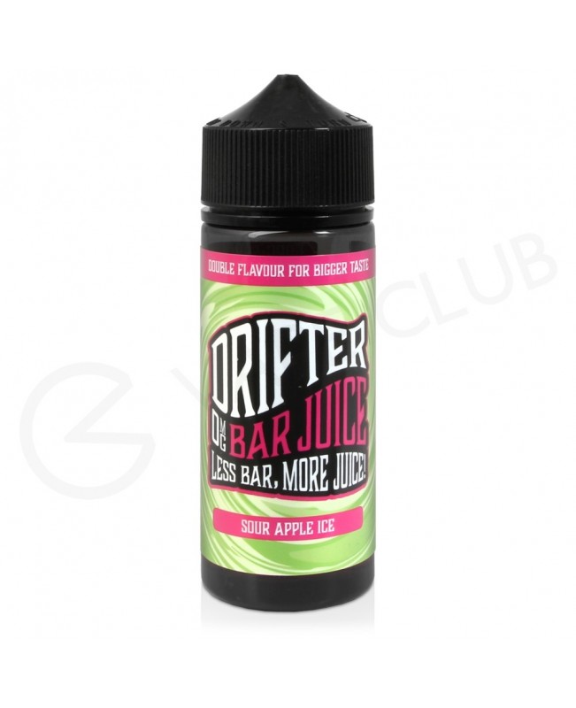 Sour Apple Ice Shortfill E-Liquid by Drifter Bar Juice 100ml