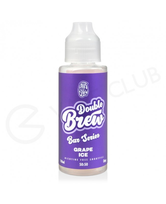 Grape Ice Shortfill E-Liquid by Double Brew Bar Series 100ml