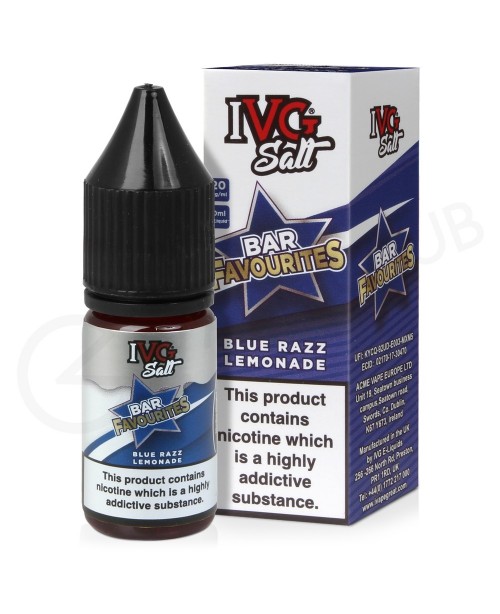 Blue Razz Lemonade Nic Salt E-Liquid by IVG Bar Sa...