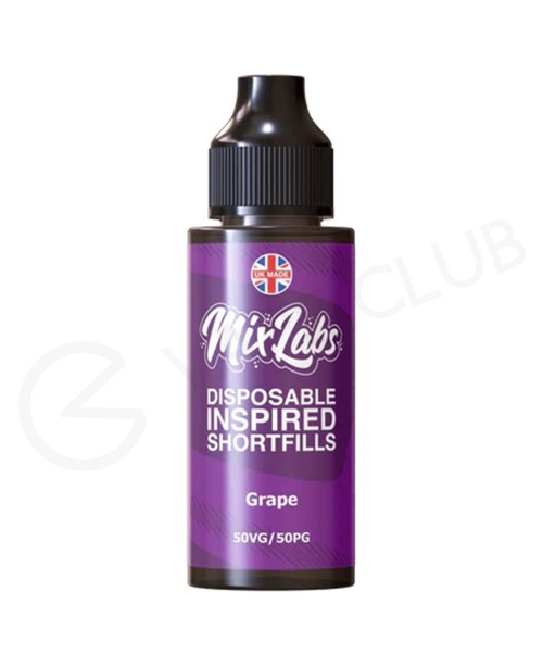 Grape Shortfill E-Liquid by Mix Labs 100ml