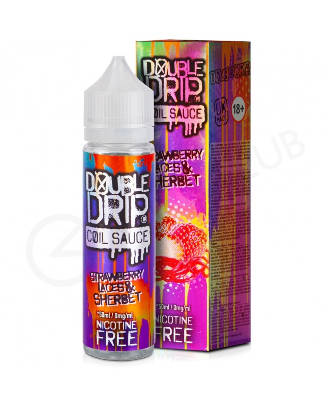 Strawberry Laces and Sherbet Shortfill E-Liquid by Double Drip 50ml