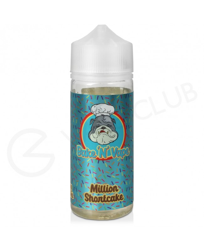 Million Shortcake Shortfill E-Liquid by Bake N Vape 100ml