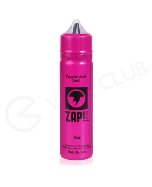 Passionfruit Zest eLiquid by Zap Juice 50ml