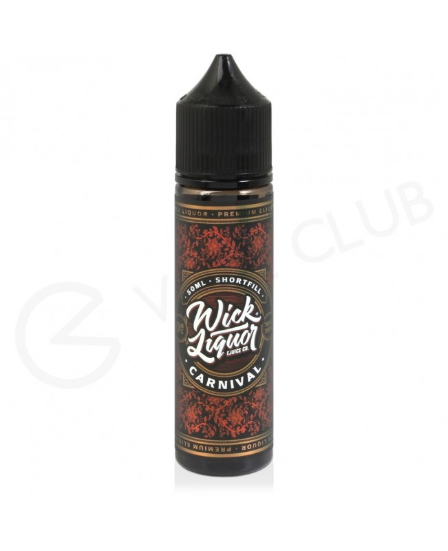 Carnival Big Block Shortfill E-liquid by Wick Liquor 50ml