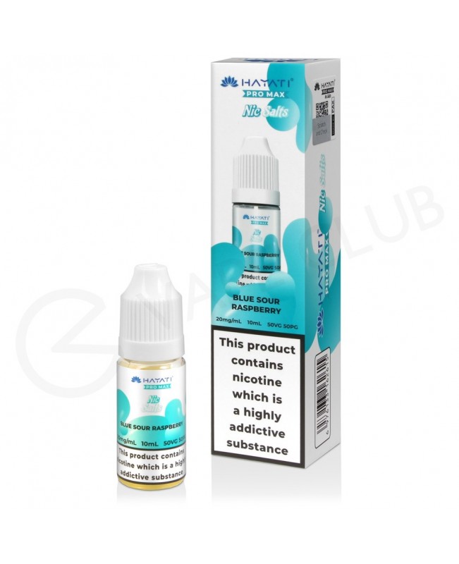 Blue Sour Raspberry E-Liquid by Hayati Pro Max Nic Salts