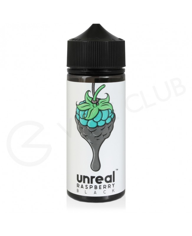 Black Shortfill E-Liquid by Unreal Raspberry 100ml