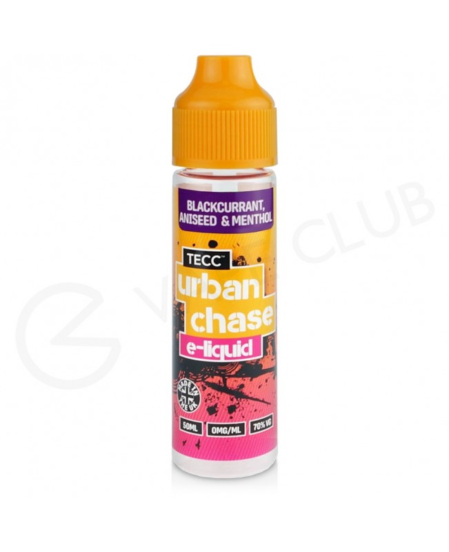 Blackcurrant, Aniseed & Menthol Shortfill E-Liquid by Urban Chase 50ml