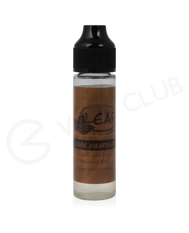 Cafe Cigarillo Shortfill E-Liquid by Manabush Leaf Range