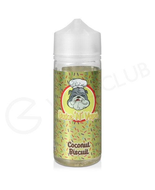 Coconut Biscuit Shortfill E-Liquid by Bake N Vape ...