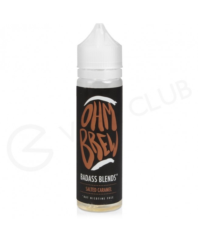 Salted Caramel Shortfill E-liquid by Ohm Brew Badass Blends 50ml