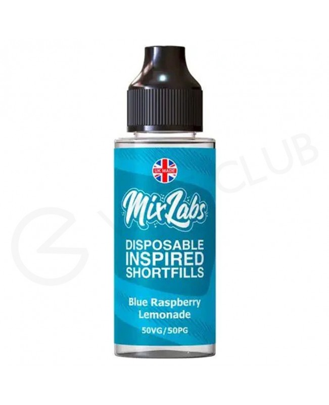 Blue Raspberry Lemonade Shortfill E-Liquid by Mix Labs 100ml