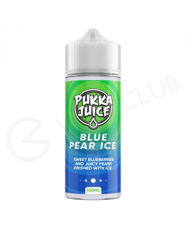 Blue Pear Ice Shortfill E-Liquid by Pukka Juice 100ml