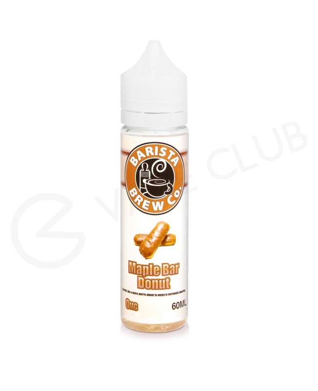 Maple Bar Donut Shortfill E-Liquid by Barista Brew Co. 50ml