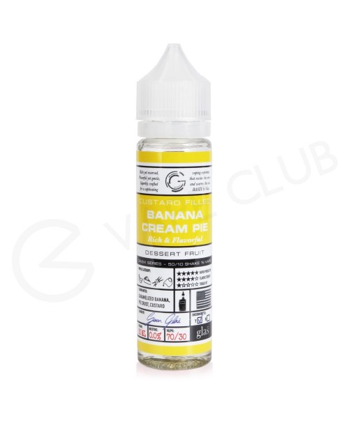 Banana Cream Pie Shortfill E-Liquid by Glas Basix ...