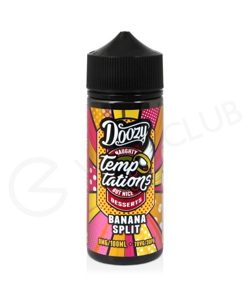 Banana Split Shortfill E-Liquid by Doozy Temptatio...