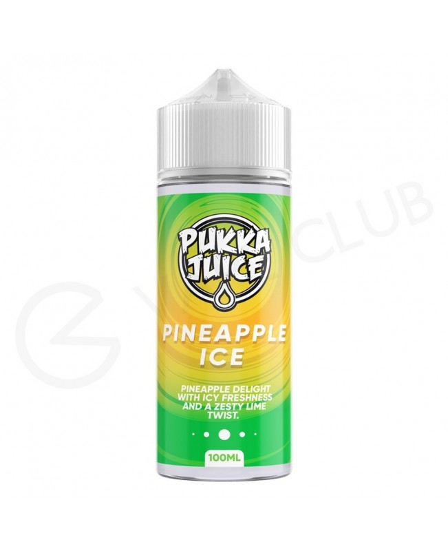 Pineapple Ice Shortfill E-Liquid by Pukka Juice 100ml