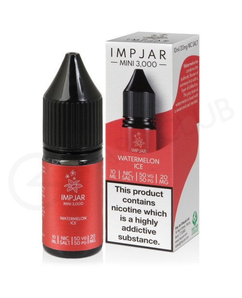 Watermelon Ice Nic Salt E-Liquid by Imp Jar