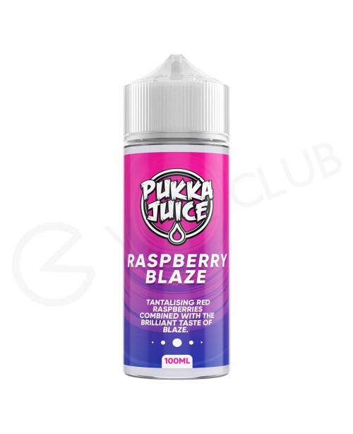 Raspberry Blaze Shortfill E-Liquid by Pukka Juice ...