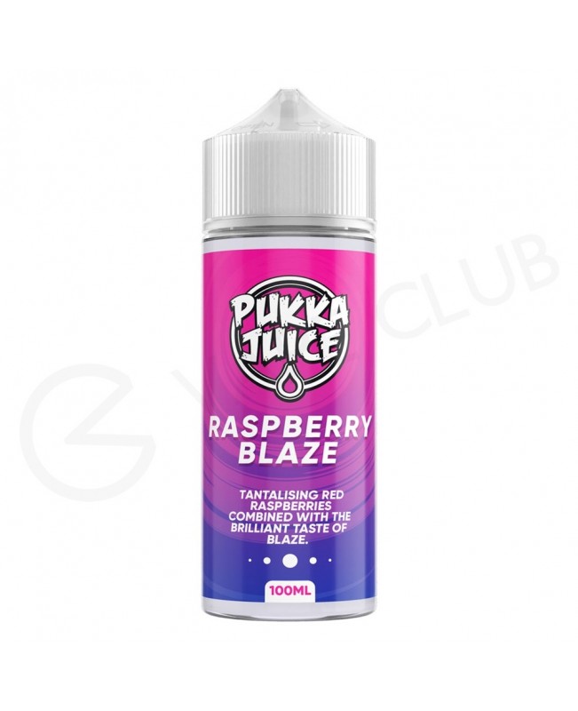 Raspberry Blaze Shortfill E-Liquid by Pukka Juice 100ml