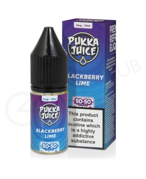 Blackberry Lime E-Liquid by Pukka Juice 50/50