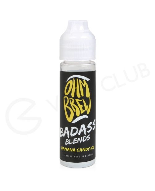 Banana Candy Ice Shortfill E-Liquid by Ohm Brew Ba...