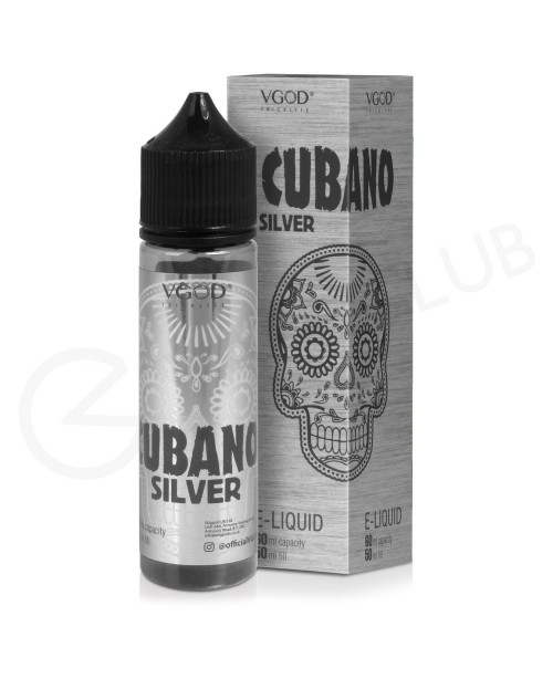 Cubano Silver Shortfill E-Liquid by VGOD 50ml