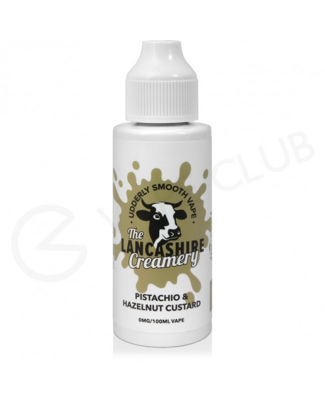 Pistachio & Hazelnut Custard Shortfill E-Liquid by The Lancashire Creamery 100ml