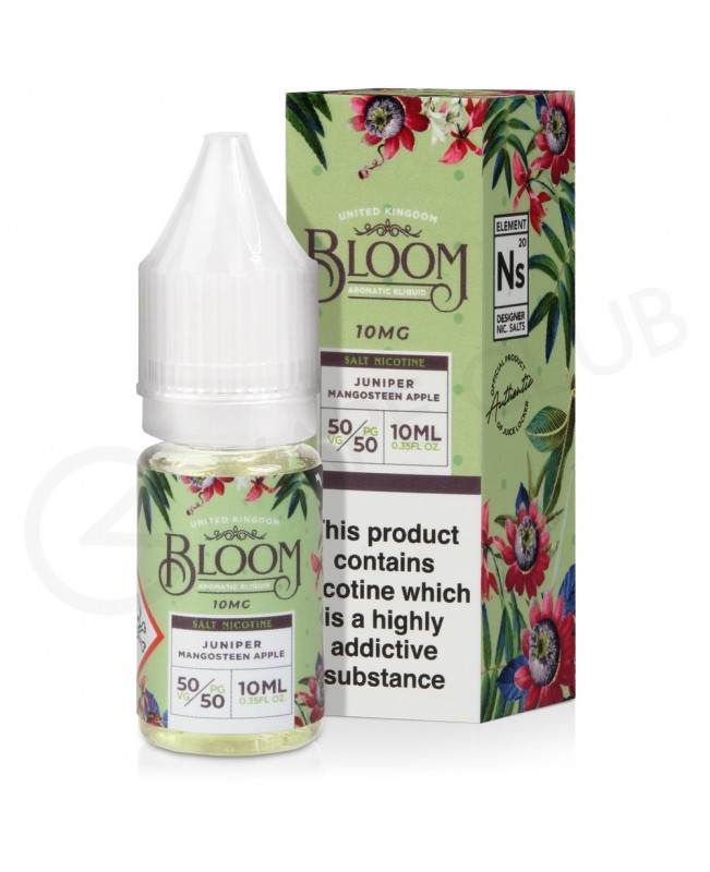 Juniper Mangosteen Apple Nic Salt E-Liquid by Bloom