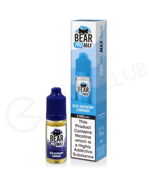 Blue Raspberry Lemonade Nic Salt E-Liquid by Bear ...