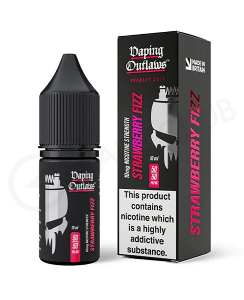 Strawberry Fizz Nic Salt E-Liquid by Vaping Outlaw...