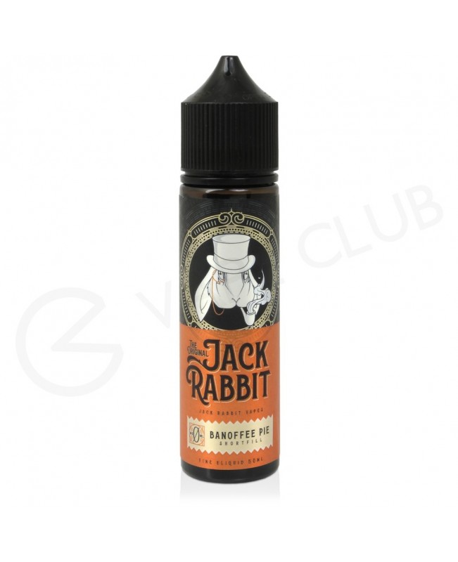 Banoffee Pie Shortfill E-liquid by Jack Rabbit 50ml