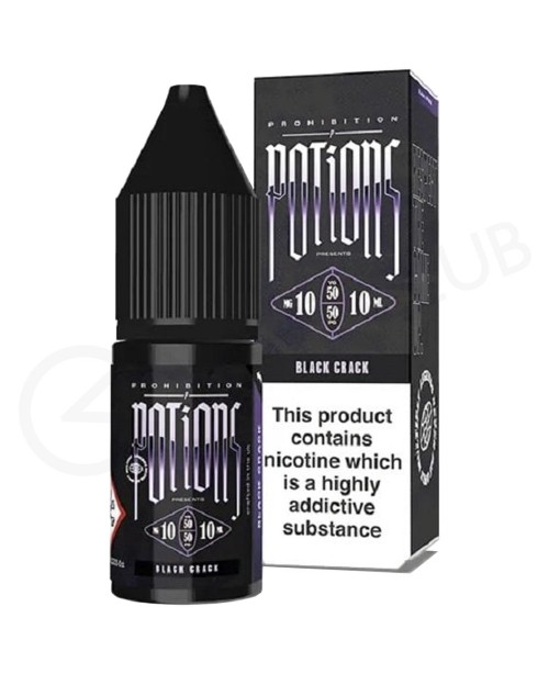 Black Crack Nic Salt E-Liquid by Potions