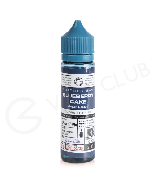 Blueberry Cake Shortfill E-Liquid by Glas Basix 50...