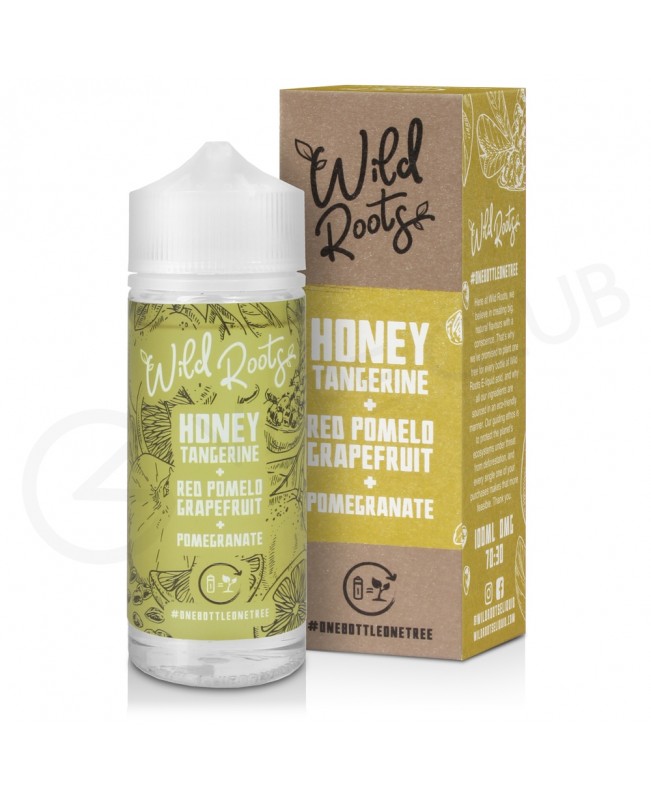 Honey Tangerine, Red Pomelo Grapefruit & Pomegranate Shortfill E-Liquid by Wild Roots 100ml