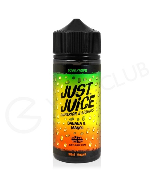 Banana & Mango Shortfill E-Liquid by Just Juic...