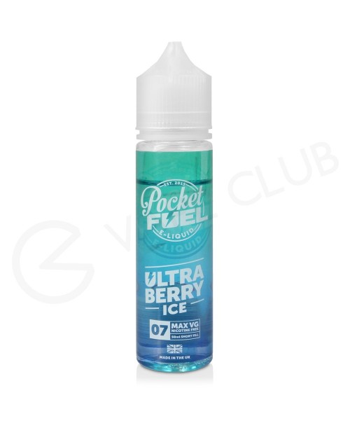 Ultra Berry Iced Shortfill E-Liquid by Pocket Fuel...