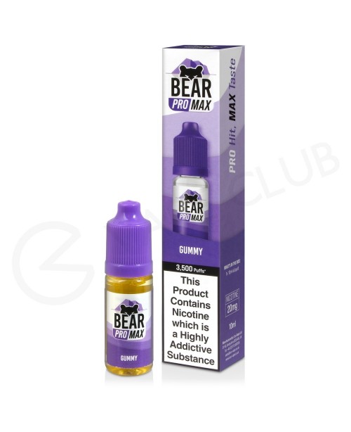 Gummy Nic Salt E-Liquid by Bear Pro Max