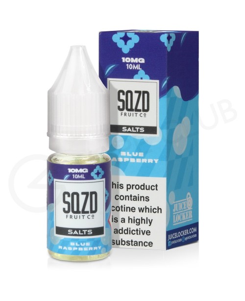 Blue Raspberry Nic Salt E-Liquid by SQZD