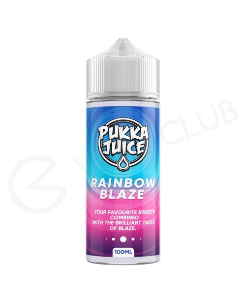 Rainbow Blaze Shortfill  E-Liquid by Pukka Juice 1...