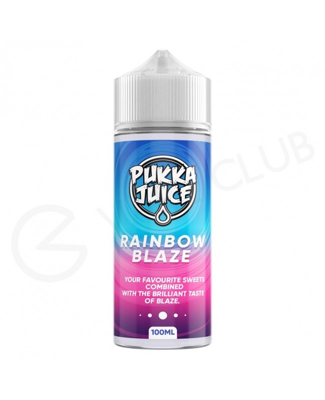 Rainbow Blaze Shortfill  E-Liquid by Pukka Juice 100ml