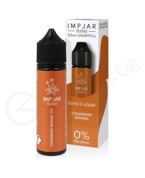 Strawberry Banana Shortfill E-Liquid by Imp Jar 50...