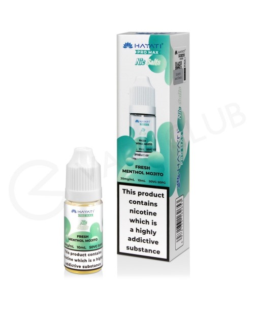 Fresh Menthol Mojito E-Liquid by Hayati Pro Max Ni...