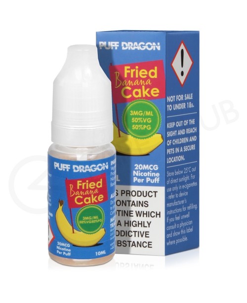 Fried Banana Cake E-Liquid by Puff Dragon