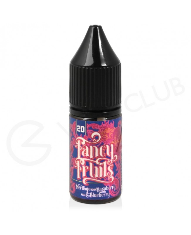 Heritage Sour Raspberry, Acai & Blueberry Nic Salt E-Liquid by Fancy Fruits