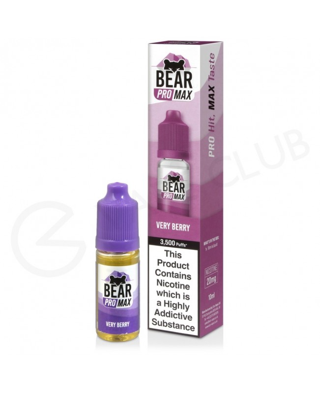 Very Berry Nic Salt E-Liquid by Bear Pro Max