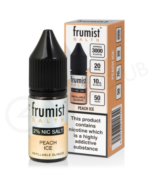 Peach Ice Nic Salt E-Liquid by Frumist